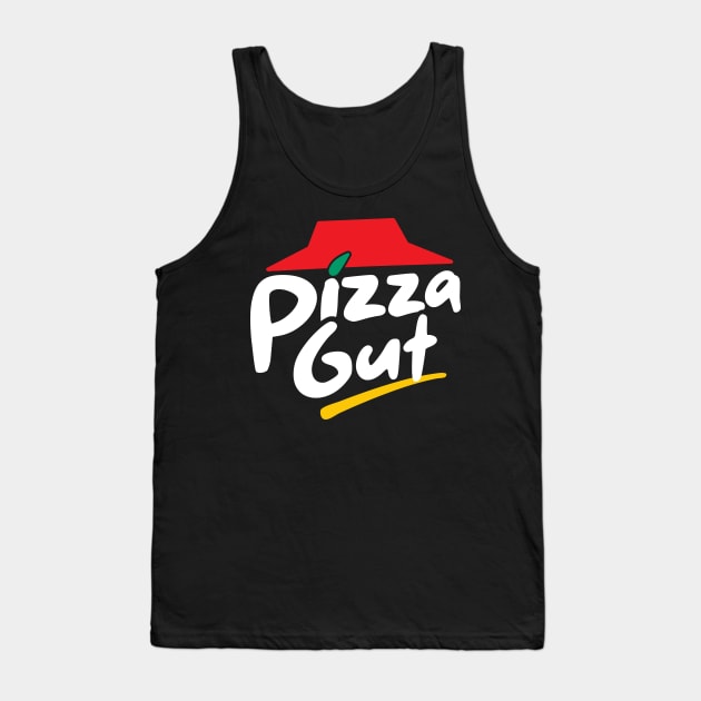 Pizza Gut Tank Top by musclesnmagic